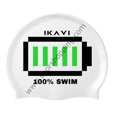 %100 Şarj Baskılı Silikon Deniz ve Havuz Bonesi – Piksel Koleksiyonu