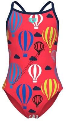 Arena Balloons Kız Çocuk Yüzücü Mayosu – Gökyüzüyle Yarışan Renkler! 007919905 - 2