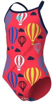 Arena Balloons Kız Çocuk Yüzücü Mayosu – Gökyüzüyle Yarışan Renkler! 007919905 - 4