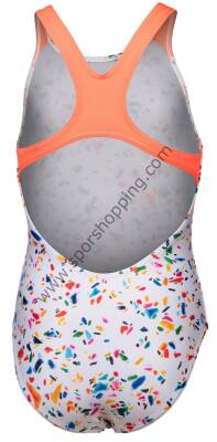 ARENA CONFETTI KIZ ÇOCUK YÜZÜCÜ MAYOSU 009089750 - 4