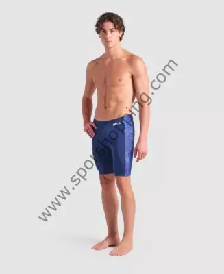 Arena Erkek Jammer Yüzücü Mayosu – Lacivert Desenli 009516700 - 2