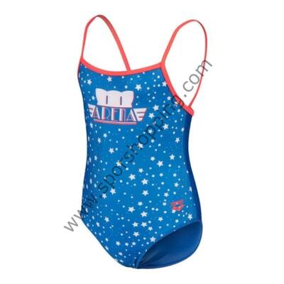 Arena Friends Swimsuit U Back Çocuk Mavi Yüzücü Mayosu 006301850