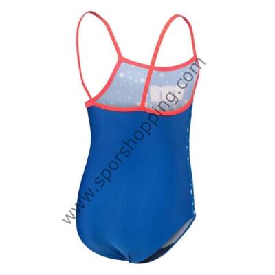 Arena Friends Swimsuit U Back Çocuk Mavi Yüzücü Mayosu 006301850 - 2