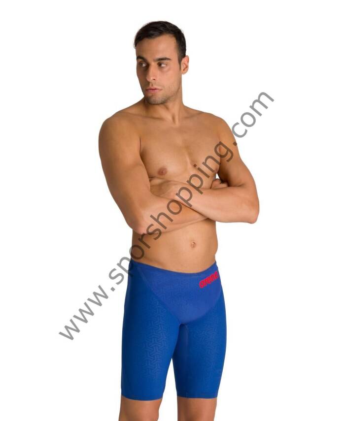 Arena Powerskin Carbon Glide Erkek Yarış Mayosu – FINA Onaylı, Mavi (003665730) - 4