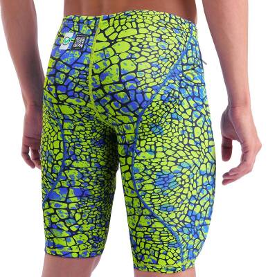 Arena Powerskin ST Next Limited Edition Erkek Yarış Mayosu – Yeşil Mavi Desenli 006351205 - 2