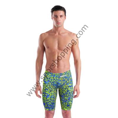 Arena Powerskin ST Next Limited Edition Erkek Yarış Mayosu – Yeşil Mavi Desenli 006351205 - 3