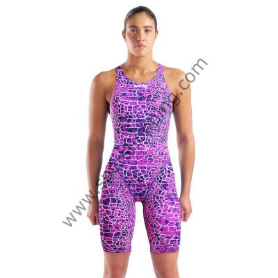 Arena Powerskin ST Next Limited Edition Kadın Yarış Mayosu – Mor Desenli 006349206