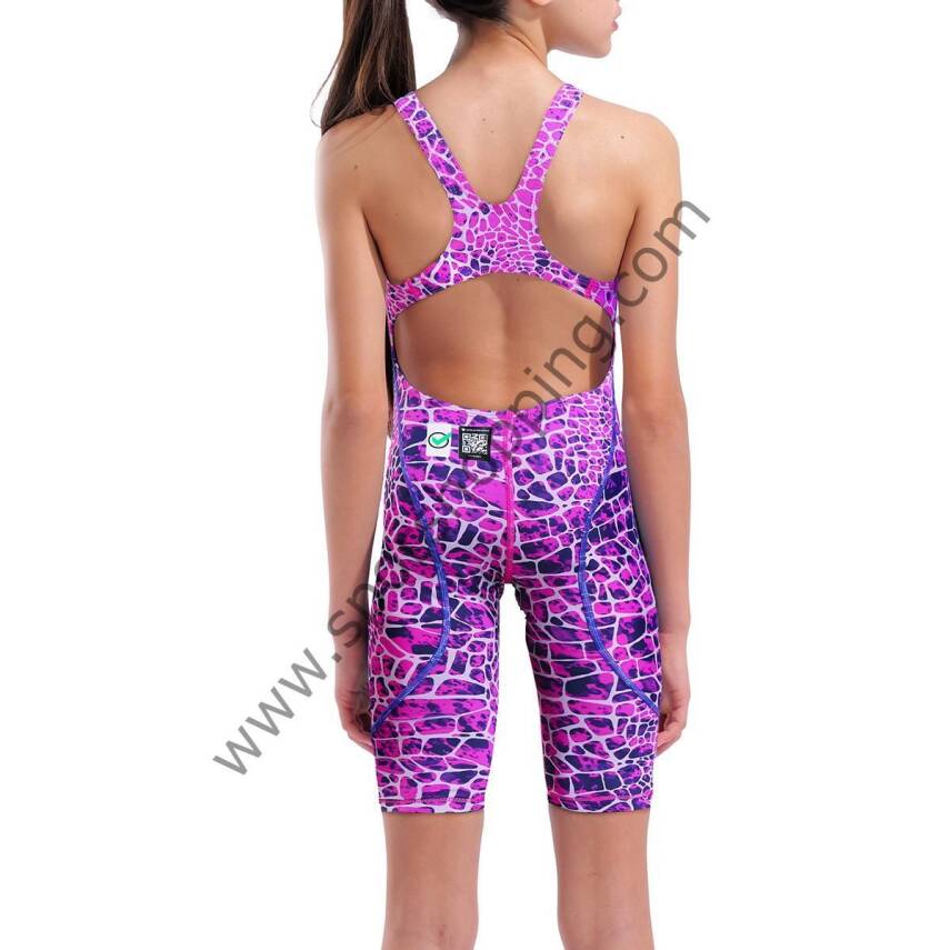 Arena Powerskin ST Next Limited Edition Kız çocuk Yarış Mayosu – Mor Desenli 006350206 - 2
