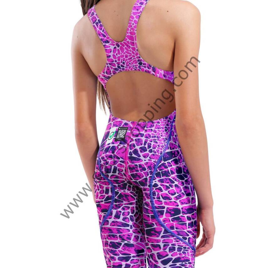 Arena Powerskin ST Next Limited Edition Kız çocuk Yarış Mayosu – Mor Desenli 006350206 - 4