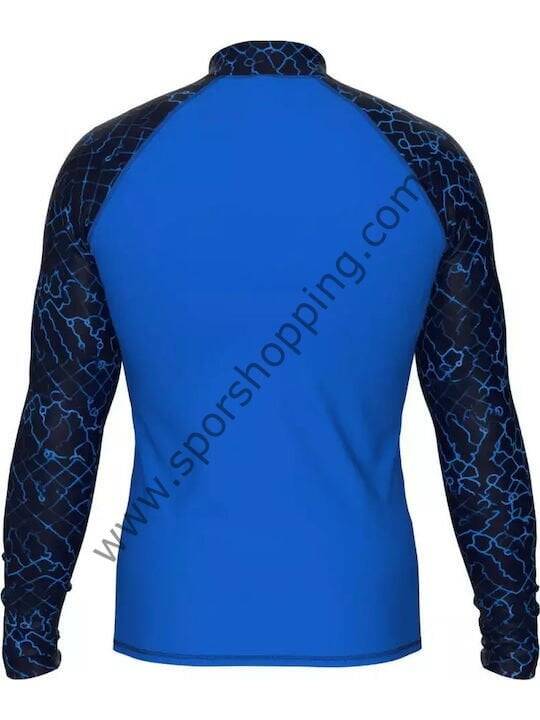 Arena Rash Vest Allover Uzun Kollu Güneş Koruyucu Erkek Üst – Mavi / Siyah 010041871 - 3