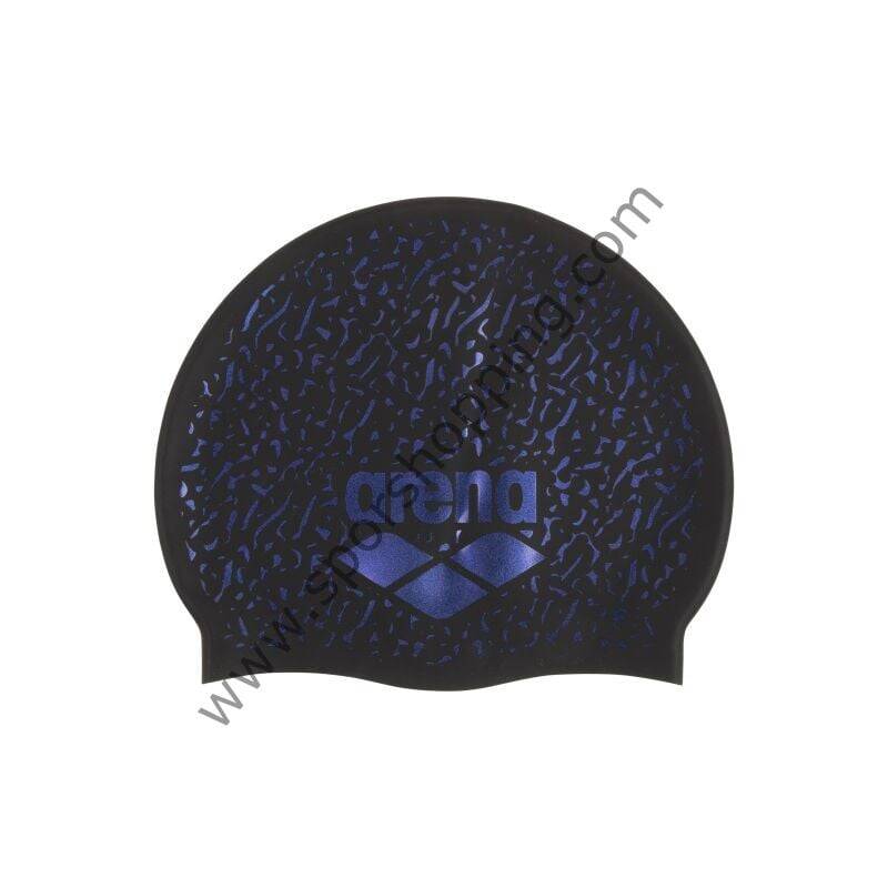 Arena Shine Siyah-Lacivet Unisex Silikon Yüzme Bonesi 009386203 - 1