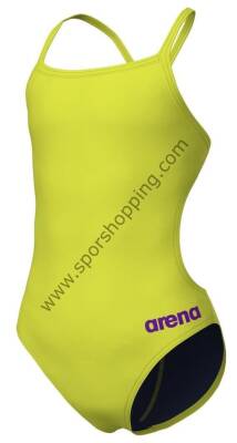 ARENA SOLID KIZ ÇOCUK YÜZÜCÜ MAYOSU 004765650 - 3