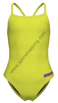 ARENA SOLID KIZ ÇOCUK YÜZÜCÜ MAYOSU 004765650 - 4
