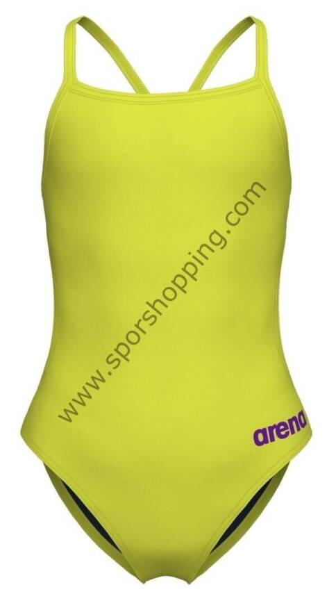 ARENA SOLID KIZ ÇOCUK YÜZÜCÜ MAYOSU 004765650 - 4