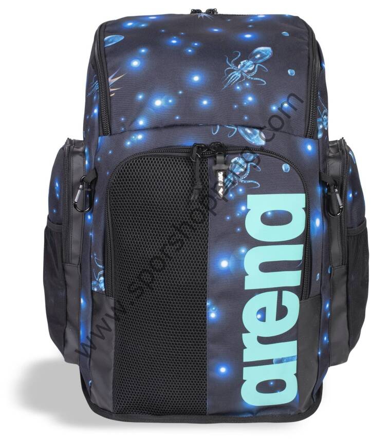 Arena Spiky III Backpack 45L Yüzücü Sırt Çantası Mavi (Blue Octopus Deseni) - 1