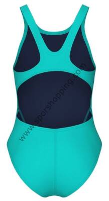 ARENA TECH SOLID KIZ ÇOCUK YÜZÜCÜ MAYOSU 004764870 - 2