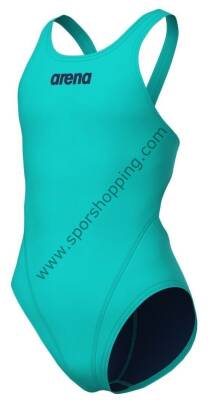 ARENA TECH SOLID KIZ ÇOCUK YÜZÜCÜ MAYOSU 004764870 - 3