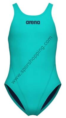 ARENA TECH SOLID KIZ ÇOCUK YÜZÜCÜ MAYOSU 004764870 - 4