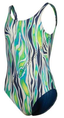 ARENA WATER PRINT KIZ ÇOCUK YÜZÜCÜ MAYOSU 007319601