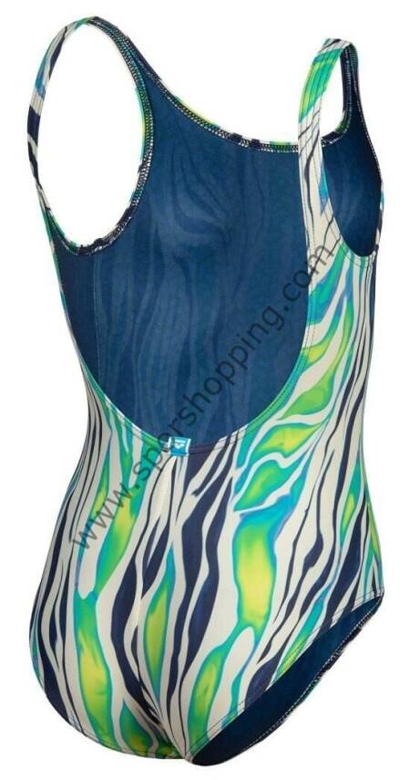 ARENA WATER PRINT KIZ ÇOCUK YÜZÜCÜ MAYOSU 007319601 - 2