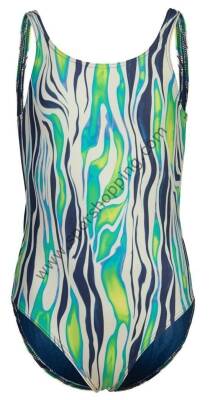 ARENA WATER PRINT KIZ ÇOCUK YÜZÜCÜ MAYOSU 007319601 - 3