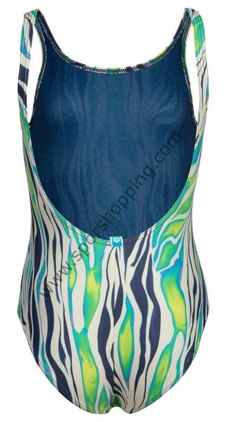 ARENA WATER PRINT KIZ ÇOCUK YÜZÜCÜ MAYOSU 007319601 - 4