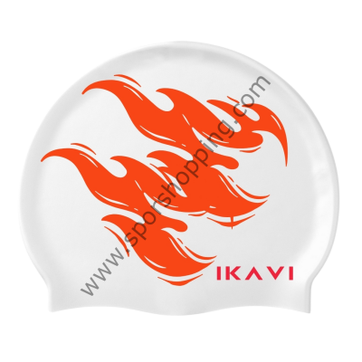 Ateş Baskılı Silikon Deniz ve Havuz Bonesi