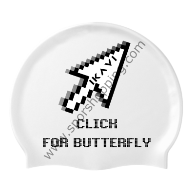 Click Baskılı Silikon Deniz ve Havuz Bonesi – Piksel Koleksiyonu