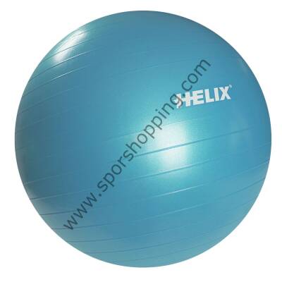 Helix 55 cm Pilates Topu – Pompalı Turkuaz renk