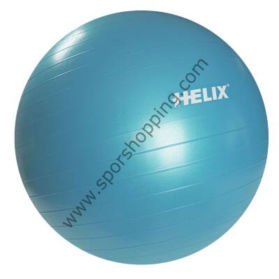 Helix 55 cm Pilates Topu – Pompalı Turkuaz renk - 3
