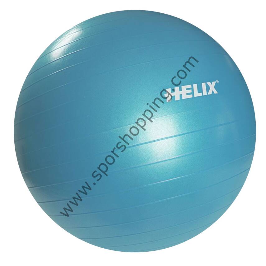 Helix 55 cm Pilates Topu – Pompalı Turkuaz renk - 3