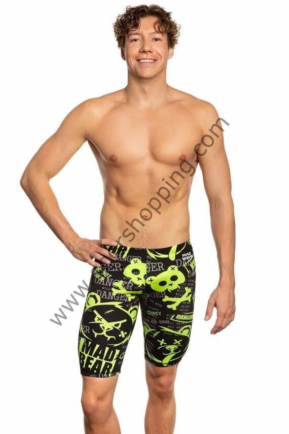 Mad Wave Erkek Jammer Mayo – Drive PBT H5 Crazy Bear | Klor Dayanıklı, Renkli ve Eğlenceli Tasarım - 2