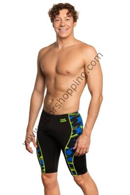 Mad Wave Erkek Jammer Mayo – Spurt PBT H6 Siyah | Antrenmanlara Özel Klor Dayanıklı Performans Mayosu - 2