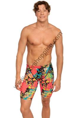 Mad Wave Erkek Yarış Jammer Mayo – Revolt Star | FINA Onaylı, Renkli ve Kompresyonlu Tasarım - 2