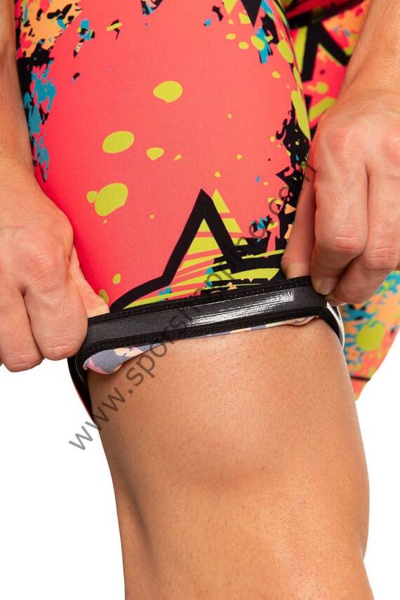 Mad Wave Erkek Yarış Jammer Mayo – Revolt Star | FINA Onaylı, Renkli ve Kompresyonlu Tasarım - 4