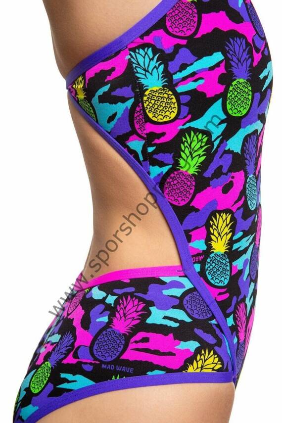 Mad Wave Kadın Mayo antichlor Daria PBT J8, Mor - 2