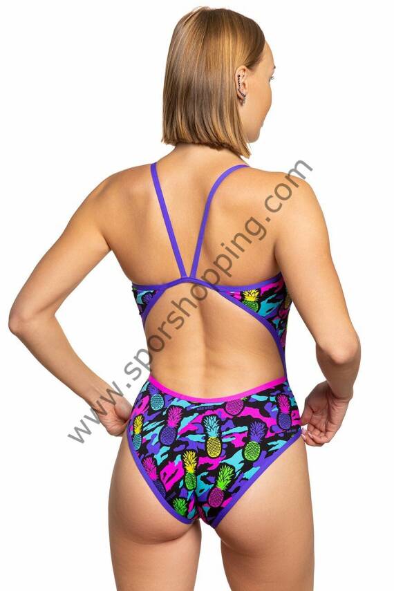 Mad Wave Kadın Mayo antichlor Daria PBT J8, Mor - 4