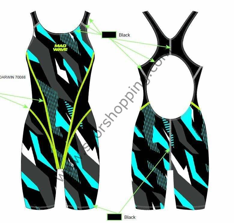 Mad Wave Kadın Mayo antichlor Kneeskin PBT J1 - 1