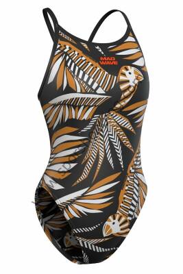 Mad Wave Kadın Mayo Flare Anti-chlor L6, Multi M0154 14 L6W