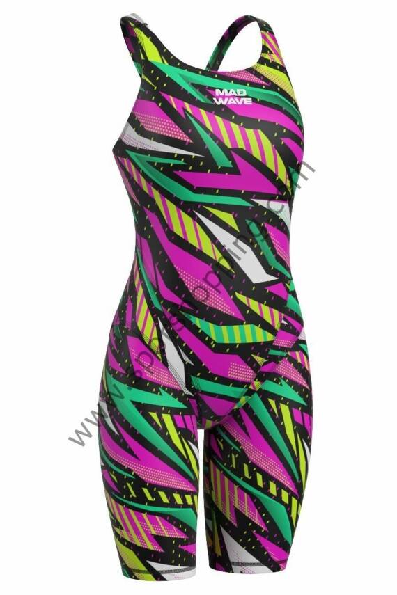 Mad Wave Kadın Yarış Mayosu – Open Back Bodyshell S9 | FINA Onaylı, Renkli Performans Serisi - 1