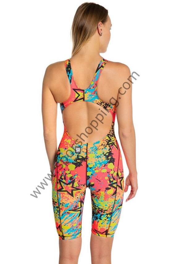 Mad Wave Kadın Yarış Mayosu – Revolt Kneeskin S4 | FINA Onaylı, Renkli ve Performans Odaklı - 2