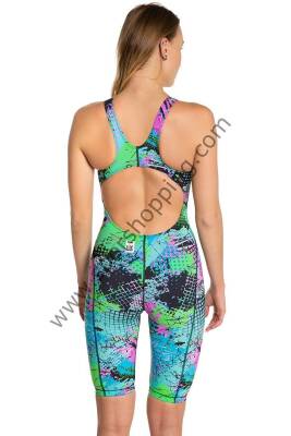 Mad Wave Kadın Yarış Mayosu – Revolution S5 Azure | FINA Onaylı, Renkli ve Yüksek Performanslı - 3