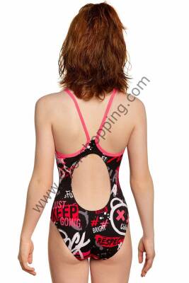 Mad Wave Kız Çocuk Antichlor Mayo – Nera Junior | Renkli, Dayanıklı ve Enerjik Tasarım! - 3