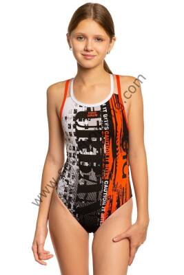 Mad Wave Kız Çocuk Mayo antichlor Crossback junior