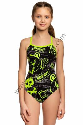 Mad Wave Kız Çocuk Mayo antichlor Nera Junior PBT - 2