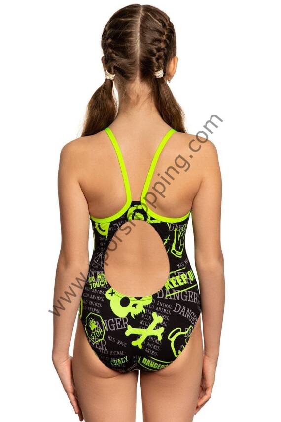 Mad Wave Kız Çocuk Mayo antichlor Nera Junior PBT - 3