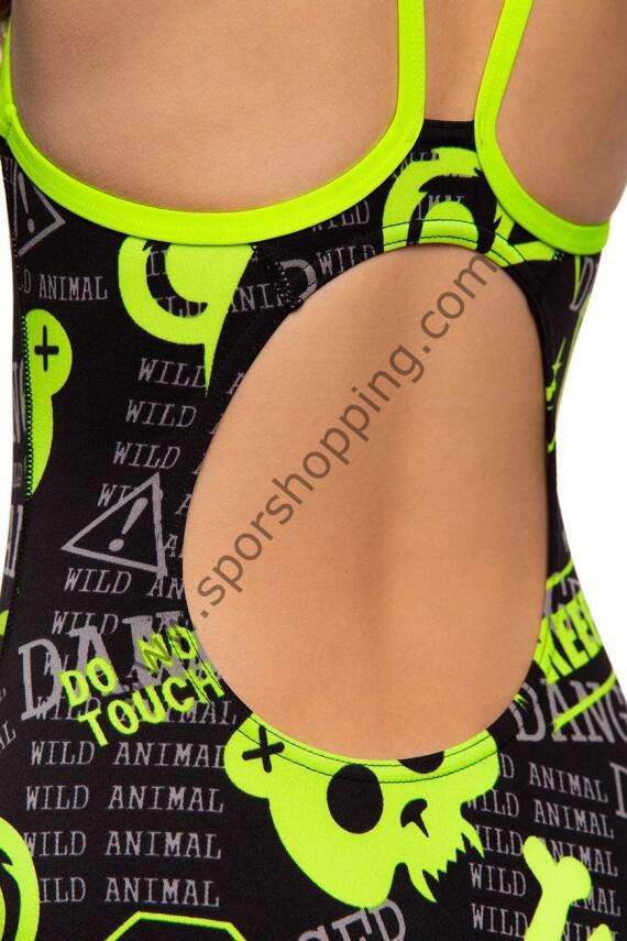 Mad Wave Kız Çocuk Mayo antichlor Nera Junior PBT - 4