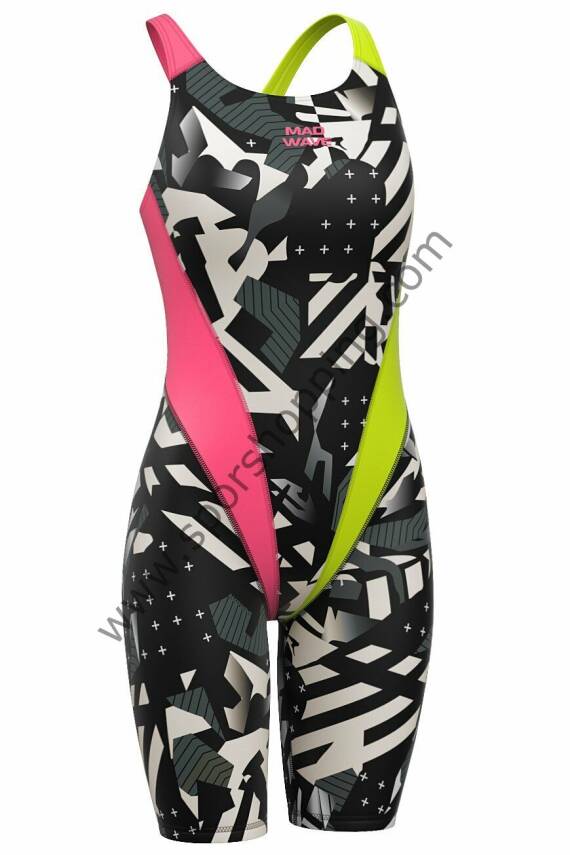 Mad Wave Kız Çocuk Mayosu antichlor Kneeskin - 1