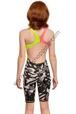 Mad Wave Kız Çocuk Mayosu antichlor Kneeskin - 3