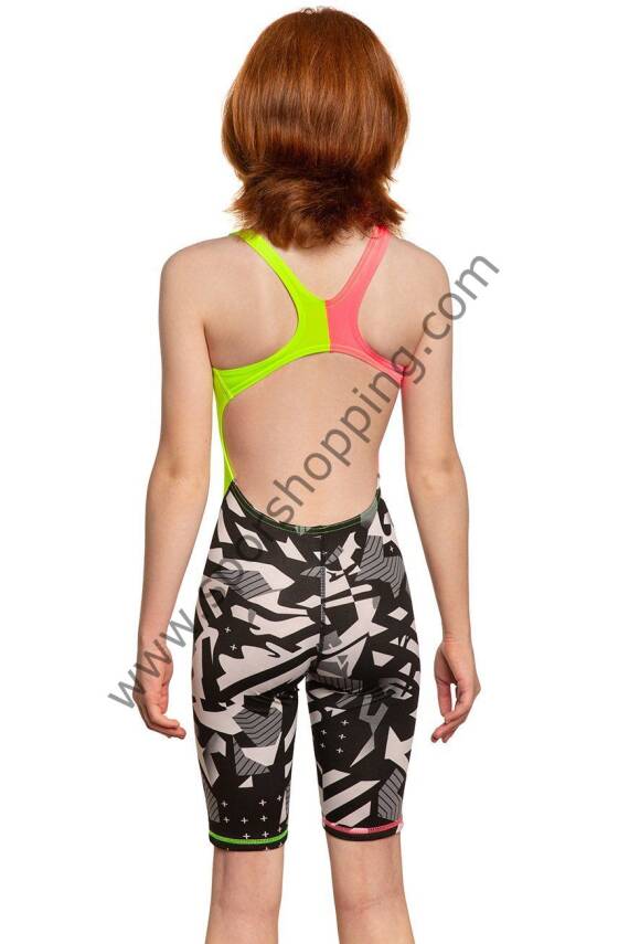 Mad Wave Kız Çocuk Mayosu antichlor Kneeskin - 3